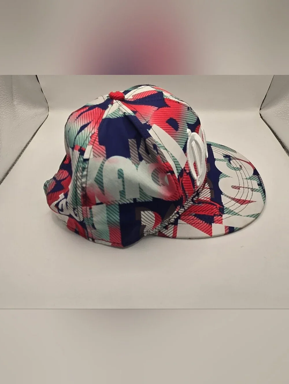 DOPE Multicolor Graffiti Print Snapback Hat Flat Brim Streetwear Cap. #690